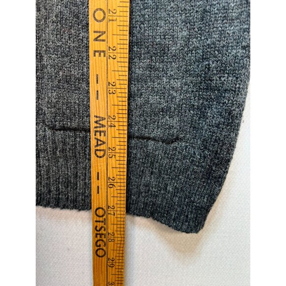 Giani Leone Mens Button Front Cardigan Wool Sweater Knit Size XL Gray Sleeveless - Picture 7 of 10